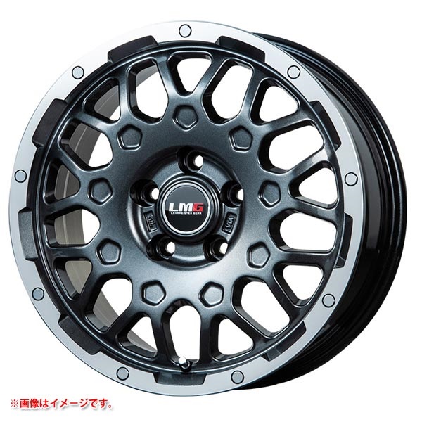 レアマイスター LMG MS-9W 6.5-17 ガンメタリムポリッシュ