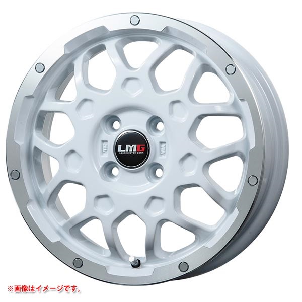 レアマイスター LMG MS-9W 4.0-12 ホワイトリムポリッシュ