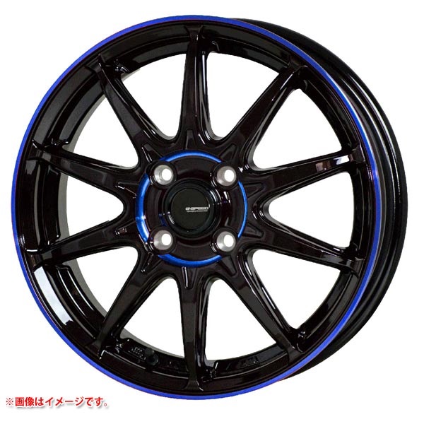 ホットスタッフ ジースピード P-05R 4.5-14 ブラックブルークリア