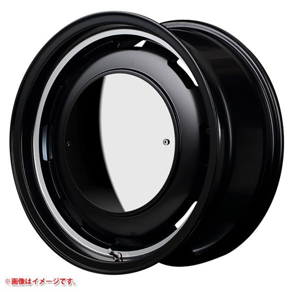 マルカサービス ガルシア シスコムーン 8.0-17 セミグロスブラックリムヴァーレイポリッシュ SB