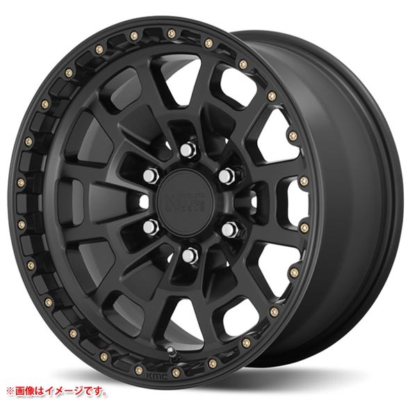 KMC KM718 サミット 8.5-17 サテンブラック