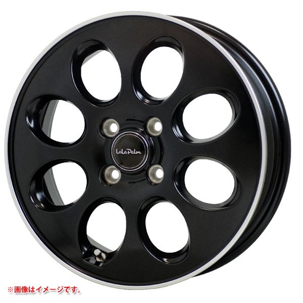 ホットスタッフ ララパーム オーバル 5.0-14 セミグロスブラックリムポリッシュ GBリムP