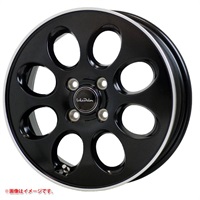 ホットスタッフ ララパーム オーバル 3.5-12 セミグロスブラックリムポリッシュ GBリムP