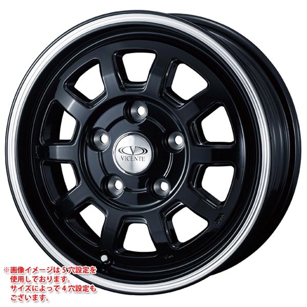ウェッズ ヴィセンテ06TL 5.0-13 ブラックポリッシュライン