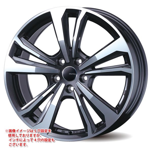 TAS スマートライン 365 6.5-16 ガンメタリックポリッシュ