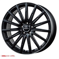 レアマイスター ユーロアクシス エアフルト 7.5-17 マットブラックリムポリッシュ