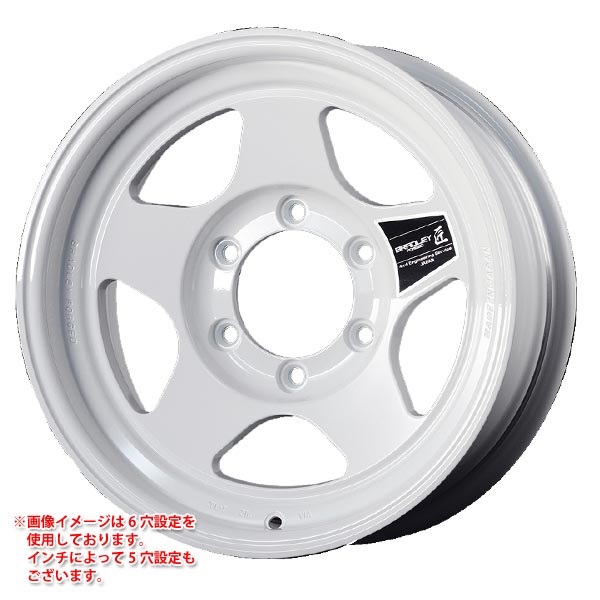 4x4エンジニアリング ブラッドレー フォージド タクミ 6.5-16 ピュアホワイト