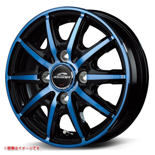 マルカサービス シュナイダー RX10-K 3.5-12 ブラックポリッシュクリスタルブルークリア BLUE