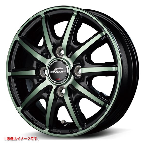 マルカサービス シュナイダー RX10-K 3.5-12 ブラックポリッシュミルキーグリーンクリア GREEN