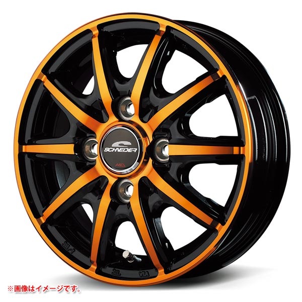 マルカサービス シュナイダー RX10-K 3.5-12 ブラックポリッシュクリスタルオレンジクリア ORANGE