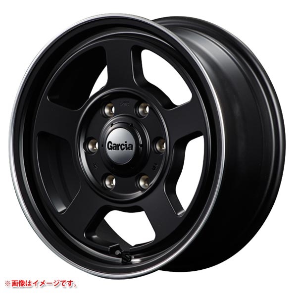 マルカサービス ガルシア シカゴ5 6.5-16 セミグロスブラックヴァーレイフランジポリッシュ SBP