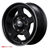 マルカサービス ガルシア シカゴ5 6.5-16 セミグロスブラックヴァーレイフランジポリッシュ SBP