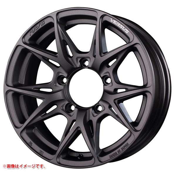 レイズ ベルサス VV21SX 5.5-16 マットスーパーダークガンメタ APJ