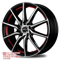 マルカサービス シュナイダー RX810 6.0-15 ブラックポリッシュアンダーカットレッド BP/RED