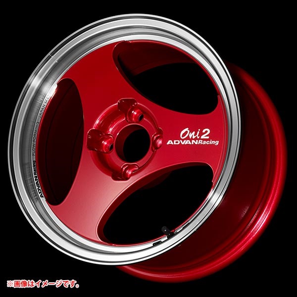 ヨコハマ アドバンレーシング オニ2 5.0-15 マシニングレーシングキャンディーレッド MCR