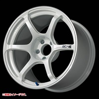 ヨコハマ アドバンレーシング RG-4 8.5-17 レーシングホワイトメタリックリング WMR