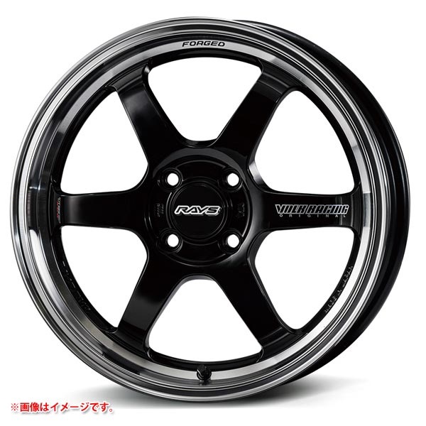 レイズ ボルクレーシング TE37 KCR プログレッシヴモデル 6.0-16 ブラックリムFDMC KF
