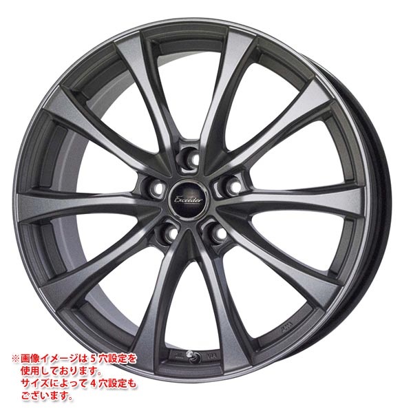 ホットスタッフ エクシーダー E07 6.0-15 ダークシルバー DS