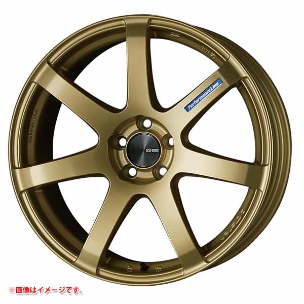 エンケイ パフォーマンスライン PF07 7.5-18 ゴールド