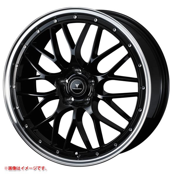ウェッズ ノヴァリス アセット M1 8.5-20 ブラックリムポリッシュ BLK/P
