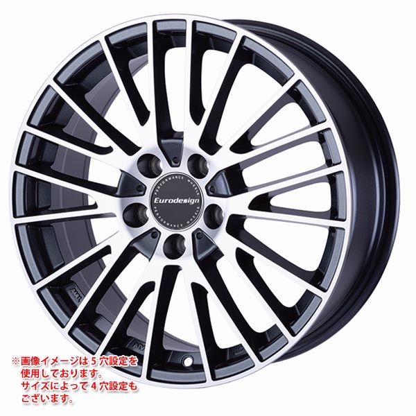 阿部商会 ユーロデザイン カルヴァー 7.0-16 ガンメタリックマシニング