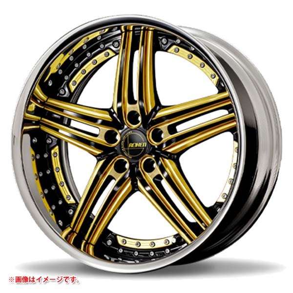 アミスタット ライエン S05 10.0-20 ブラックスクリットマシニングゴールドエディション BSGE