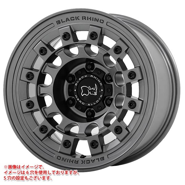 ブラックライノ フジ 8.0-17 マットガンメタル