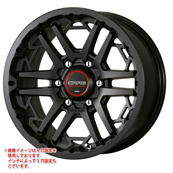 ワーク クラッグ T-グラビック3 8.0-17 マットブラック MBL