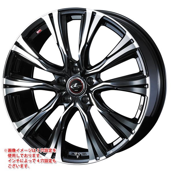 ウェッズ レオニス VR 6.5-16 パールブラックミラーカット PBMC