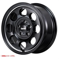 マルカサービス ガルシア パーム8 7.0-16 セミグロスブラッククリアヴァーレイポリッシュ SBP