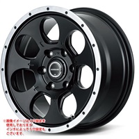 マルカサービス ロードマックス WO-7 6.0-15 セミグロスブラックフランジDC