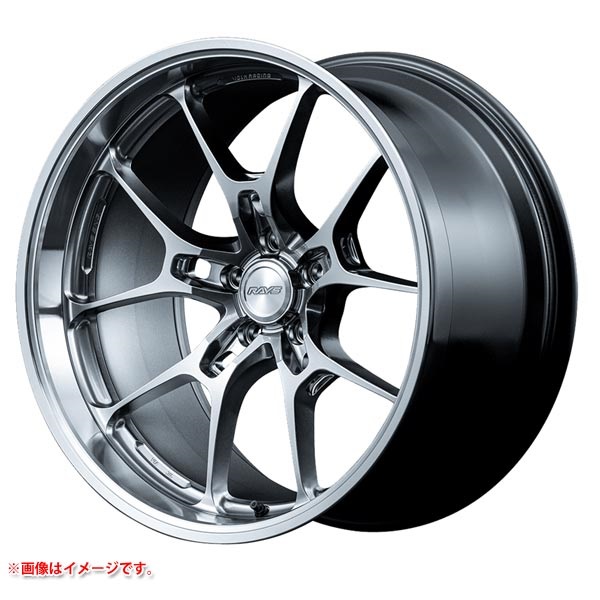 レイズ ボルクレーシング　G025LC 8.5-20 シャイニングライトメタルリムFDMC HI