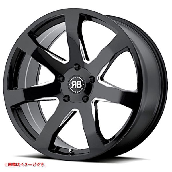 ブラックライノ モザンビーク 8.5-20 グロスブラックミルドスポーク