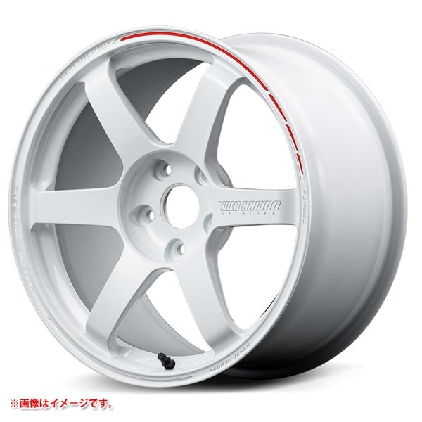 レイズ ボルクレーシング TE37 サーガ Sプラス タイムアタックエディション 8.0-18 ダッシュホワイトREDOT WR