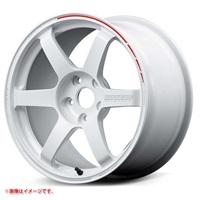 レイズ ボルクレーシング TE37 サーガ Sプラス タイムアタックエディション 9.5-18 ダッシュホワイトREDOT WR