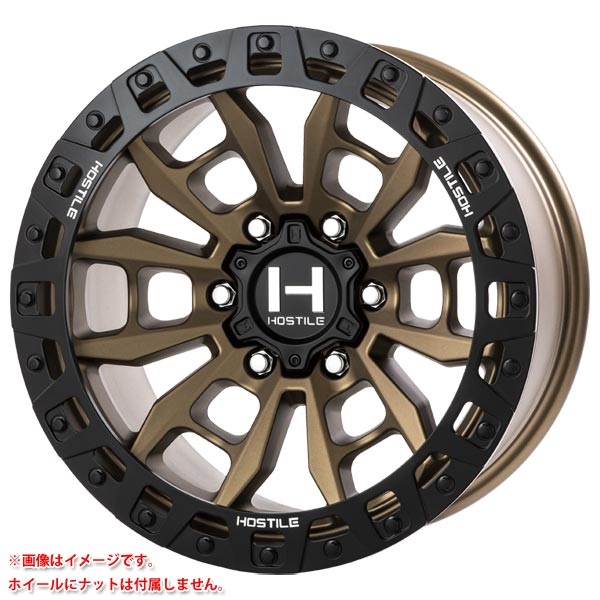 ホスタイル H130 クランドン 9.0-17 マットブロンズ