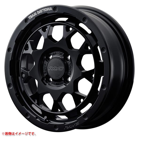 レイズ デイトナ M9+ 5.0-15 セミグロスブラック BOJ