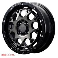 レイズ デイトナ M9+ 5.0-15 ブラックディスククリアスモーク BEL