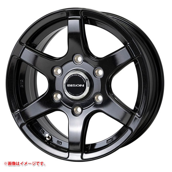ホットスタッフ バイソン BN-04 6.0-15 メタリックブラック