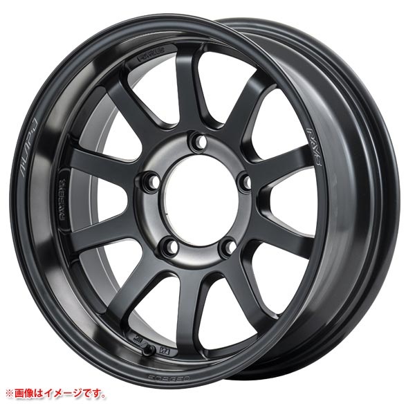 レイズ エーラップ J 2324 LTD 6.0-16 マットトランスルーセントブラック PH