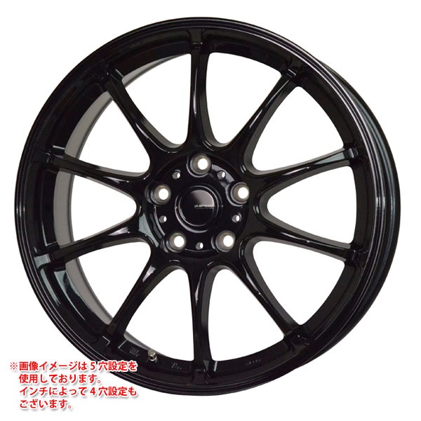 ホットスタッフ ジースピード G-07 6.0-15 メタリックブラック