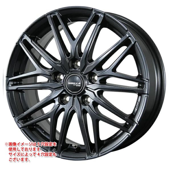 トピー シビラ ネクスト W45 6.5-16 ディープガンメタ