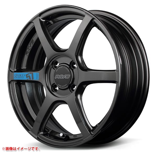 レイズ グラムライツ 57C6 スペックM 5.5-16 スーパーダークガンメタ AXZ