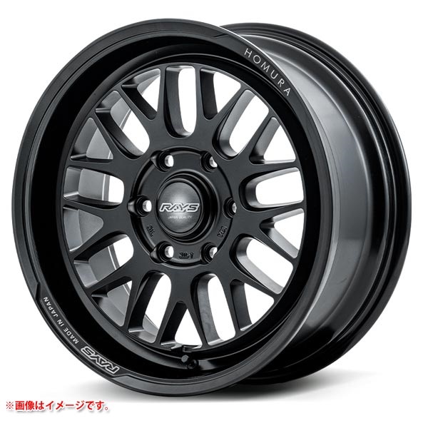 レイズ ホムラ 2x9L-RA 6.5-17 セミグロスブラック BOJ