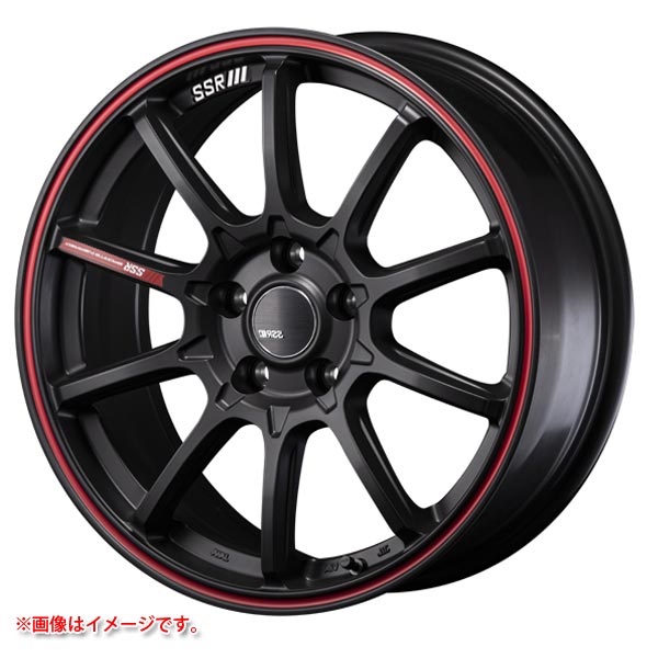 SSR GTV05 8.0-18 フラットブラックレッドライン FBRL