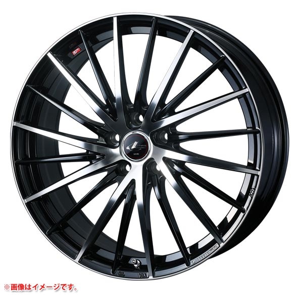 ウェッズ レオニス FR 7.0-17 パールブラックミラーカット PBMC