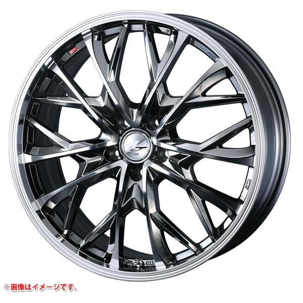 ウェッズ レオニス MV 8.0-20 ブラックメタルコートミラーカット BMCMC