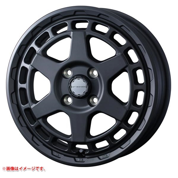 ウェッズ マッドヴァンスX タイプS 4.5-14 フルマットブラック MBK