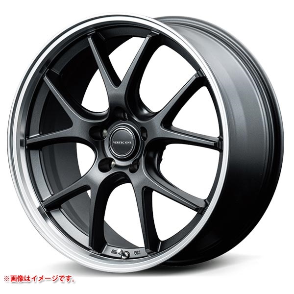 マルカサービス ヴァーテックワン エグゼ5 Vセレクション 8.0-19 セミグロスガンメタリムポリッシュ