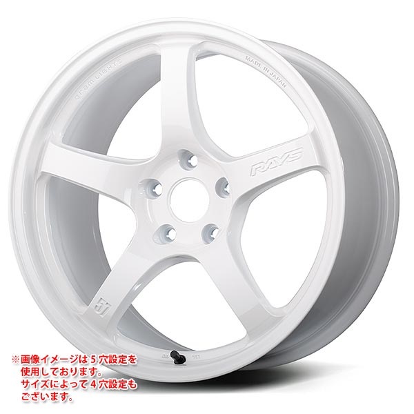 レイズ グラムライツ 57CR LTD 7.0-17 ホワイト OXZ